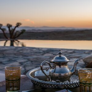 Camel ride with tea break in Palmeraie